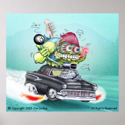 Jimmy's Jalopy Monster Poster (Voorkant)