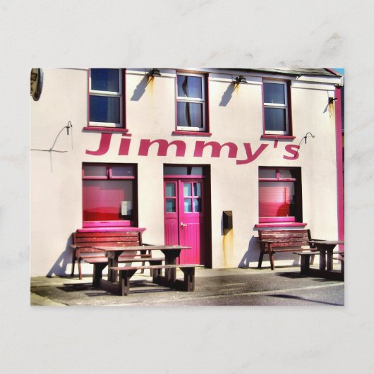 Jimmy's Pub Irish Briefkaart (Voorkant)