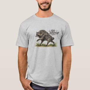 Jimothy de Wasbeer in Gras T-shirt