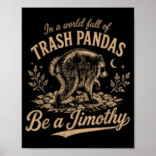 Jimothy In Een Wereld Vol Wasberen Wees Een Poster