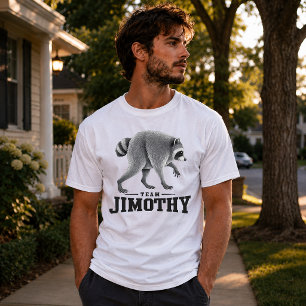 Jimothy Virale Wasbeer Grappige Afvalbeer Natuur T-shirt