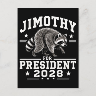 Jimothy voor president 2028 briefkaart