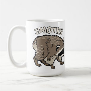 Jimothy Wasbeer Comic Stijl Dier Koffiemok