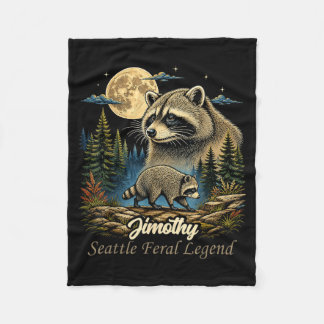 Jimothy Wasbeer Grappige Jimothy Uit Seattle Meme Fleece Deken