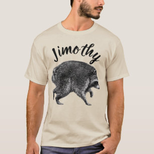 Jimothy wasbeer vintage Seattle Viraal Meme Afval T-shirt