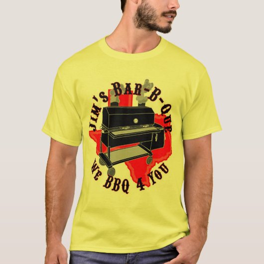 Jim's Bar-B-Que T-shirt (Voorkant)