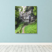 Jim's Castle Stretched Canvas Print (Insitu (Houten vloer))