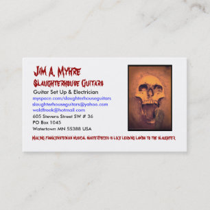 Jim'Z Calling Card Visitekaartje