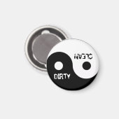JIN JANG DIRTY CLEAN DISHWASHER MAGNET (Recto/Verso)