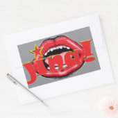 Jina! Coffee Rechthoekige Sticker (Envelop)