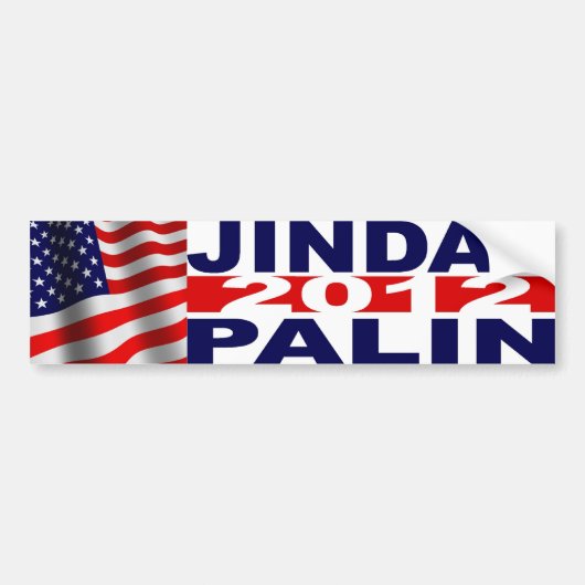Jindal Palin bumper sticker (Voorkant)