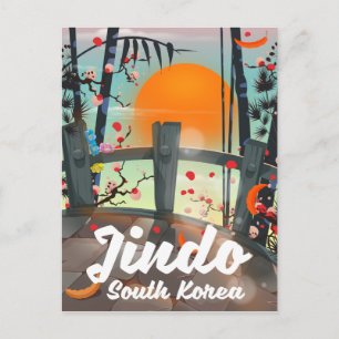 Jindo Zuid-Korea Briefkaart