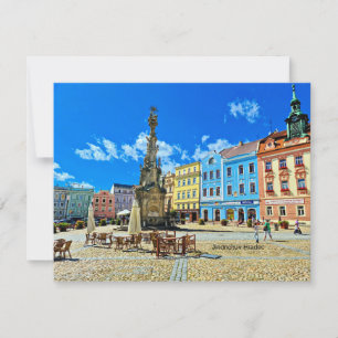 Jindrichuv Hradec, Tsjechisch Stadsplein Kaart