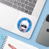 Jing Liu Sticker (Laptop met iPhone)