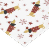 Jingle All the Dachshund Way Tafelkleed (Gekanteld)
