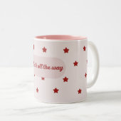 “Jingle All the Way” Cozy Christmas Mug Tweekleurige Koffiemok (Voorkant rechts)