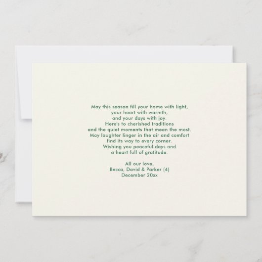 Jingle All the Way – Dog Sweater Funny Non Photo Feestdagenkaart (Achterkant)