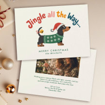 Jingle All the Way – Hond Trui Familie Foto