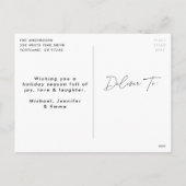 Jingle All Way Gold Script Photo Feestdagenkaart (Achterkant)