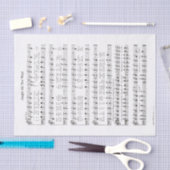  Jingle All Way Music Composition Tissuepapier (Craft)