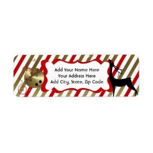 Jingle All Way Return Address Labels