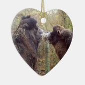 Jingle Baba en Google Mama Keramisch Ornament (Rechts)