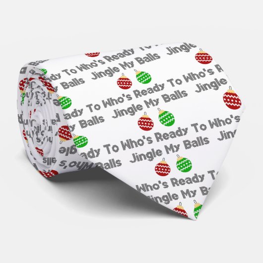 Jingle Balls Stropdas (Opgerold)