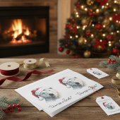 Jingle Bear Joy, custom Tissuepapier