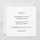 Jingle Bear Joy, op maat gemaakt Kaart (Achterkant)