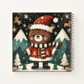 Jingle Bear – Kerstmannenbosparade Notitieboek (Achterkant)