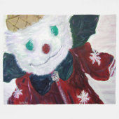 Jingle Beer Fleece Deken (Voorkant (Horizontaal))