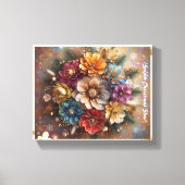 Jingle Bell Blooms Canvas Afdruk (Voorkant)