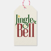 Jingle Bell Cadeaulabel (Achterkant)