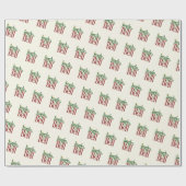 Jingle Bell Cadeaupapier (Vlak)