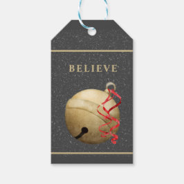 JINGLE BELL, GELOOF Kerstmis Cadeaulabel