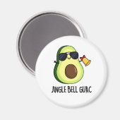 Jingle Bell Guac Grappige avocado woordspeling Magneet (Voorkant / Achterkant)