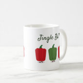 Jingle Bell Peppers Kerst Vakantie Mok (Voorkant rechts)