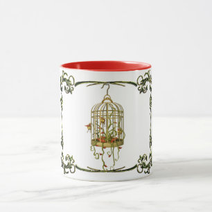 Jingle bell plant bij geboorte art nouveau mok