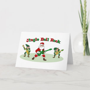 Jingle Bell Rock-kaart Feestdagen Kaart