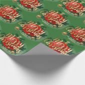 Jingle Bell Rock - Kerstmis Cadeaupapier (Hoek)