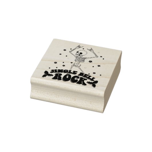 Jingle Bell Rock Skeleton Stamp Rubberstempel (Stempel)