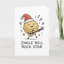 Jingle Bell Rock Star - Funny Christmas Card Feestdagen Kaart