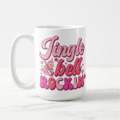 Jingle Bell Rockin' Christmas Boire du café Mug (Gauche)