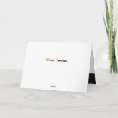 Jingle Bells Baby on Way Foto Zwangerschap Feestdagen Kaart (Achterkant)