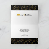 Jingle Bells Baby on Way Foto Zwangerschap Feestdagen Kaart (Binnen)