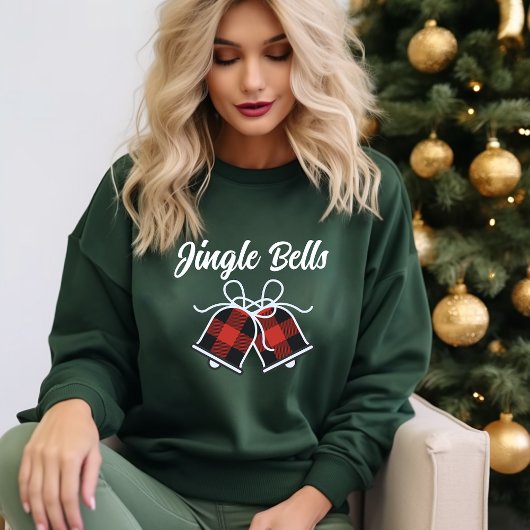 Jingle Bells & Buffalo Pset Kerstmis Bell Modern Trui