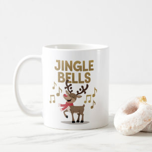 Jingle Bells chantant Reindeer Mug