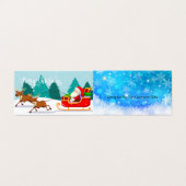 Jingle Bells Citation drôle Texte blanc (Outside Unfolded)