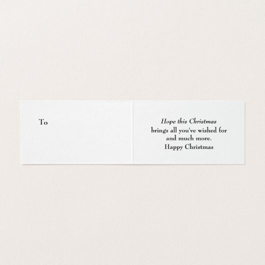 Jingle Bells Citation drôle Texte blanc (Inside Unfolded)