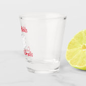 Jingle Bells Covid-19 Smells Shot Glas (Rechts)